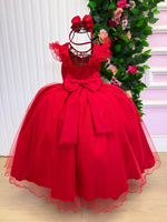 Vestido Mini Miss Longo Suzy Vermelho