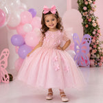 Vestido Menina Bonita Maju Rosa
