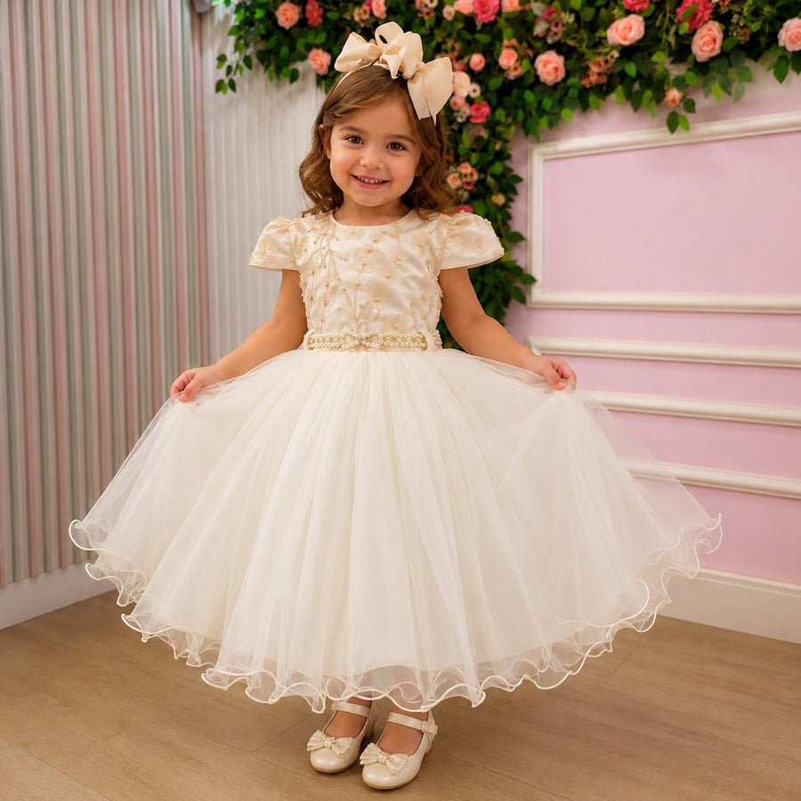 Vestido Menina Bonita Julieta Off