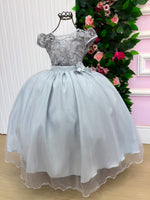 Vestido Mini Miss Longo Carol Prata