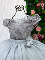 Vestido Mini Miss Longo Carol Prata