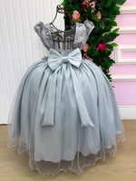 Vestido Mini Miss Longo Carol Prata