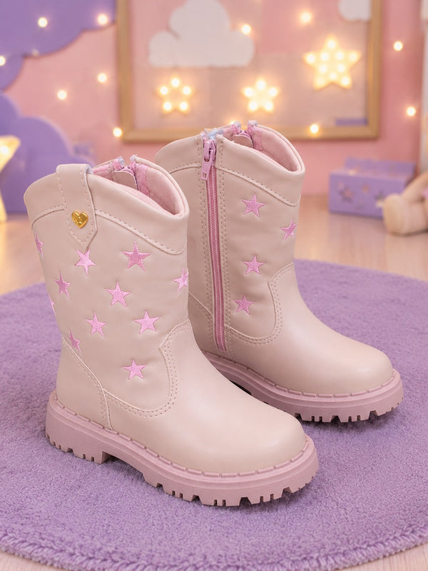 Bota Nilqi Manu Rose Estrela Modelo 2