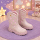 Bota Nilqi Manu Rose Estrela Modelo 2