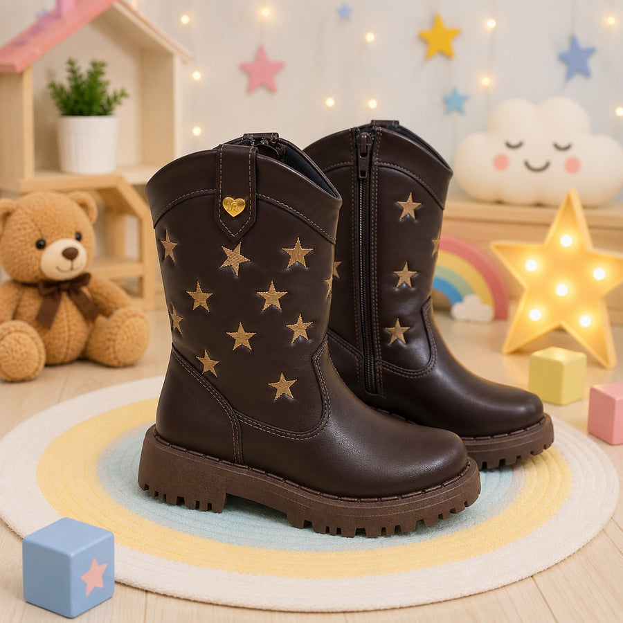 Bota Nilqi Manu Marrom-Café Estrela