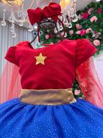 Fantasia/ Vestido Mini Miss Menina Da Justiça