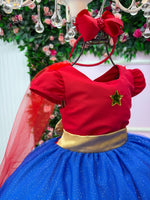 Fantasia/ Vestido Mini Miss Menina Da Justiça