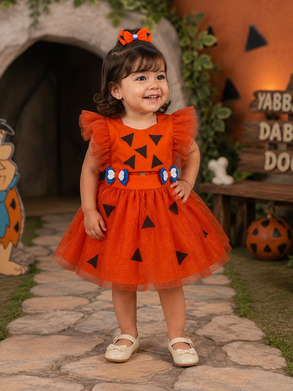 Romper/Vestido Princesa Belli Pequena Pedrita
