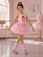 Conjunto Blogueirinha Bailarina Rosa Modelo 2