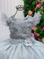 Vestido Mini Miss Longo Suzy Prata