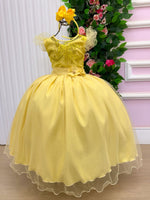 Vestido Mini Miss Longo Suzy Amarelo