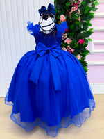 Vestido Mini Miss Longo Suzy Azul Royal