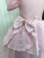 Vestido Banana Club Longo Safira Rosa Bebe