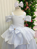 Vestido Banana Club Longo Safira Branco