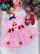 Romper/Vestido Princesa Belli Cerejinha - Cereja