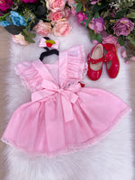 Romper/Vestido Princesa Belli Cerejinha - Cereja