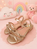 Sandália StarPink Violeta Dourado