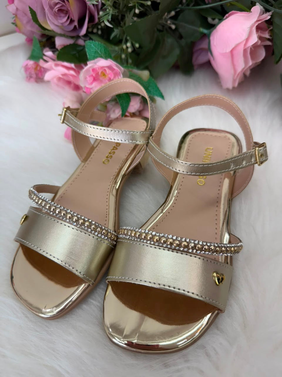 Sandália StarPink Aurora Dourado