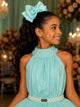 Vestido Banana Club Longo Âmbar Verde Menta