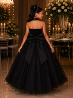 Vestido Banana Club Longo Âmbar Preto