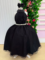 Vestido Banana Club Longo Âmbar Preto