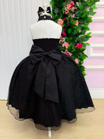 Vestido Banana Club Longo Âmbar Preto