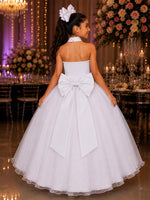 Vestido Banana Club Longo Âmbar Branco