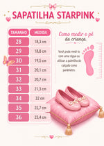 Sapatilha StarPink Cristal Nude - Rosa