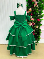 Vestido Banana Club Longo Safira Verde Bandeira