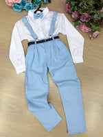 Conjunto Meninos Miss Cherry Leo Azul Claro Md 2