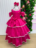 Vestido Banana Club Longo Safira Pink