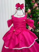 Vestido Banana Club Longo Safira Pink