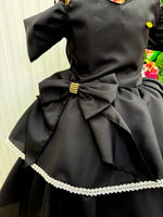 Vestido Banana Club Longo Safira Preto