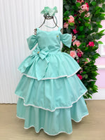 Vestido Banana Club Longo Safira Verde Menta