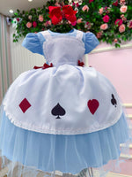 Vestido Menina Bonita Tematico Mundo Encantado