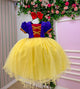 Vestido Menina Bonita Tematico Princesa Maça