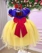 Vestido Menina Bonita Tematico Princesa Maça