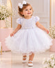 Vestido Menina Bonita Bebe Alice Cecília Branco