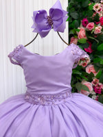Vestido Bella Child Longo Manuela Lilas
