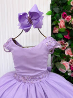 Vestido Bella Child Longo Manuela Lilas