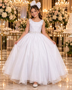 Vestido Bella Child Longo Manuela Branco
