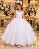 Vestido Bella Child Longo Manuela Branco