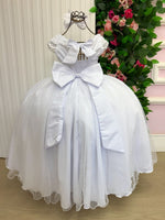 Vestido Bella Child Longo Manuela Branco