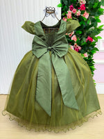 Vestido Marie Longo Heloisa Verde Militar