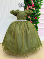 Vestido Marie Longo Heloisa Verde Militar