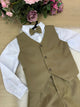 Conjunto Miss Cherry Social Leonardo Colete Verde Militar Modelo 2