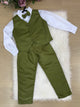 Conjunto Miss Cherry Social Leonardo Colete Verde Oliva