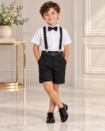 Conjunto Miss Cherry Henry Suspensorio Preto