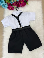 Conjunto Miss Cherry Henry Suspensorio Preto
