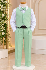 Conjunto Miss Cherry Social Leonardo Colete Verde Menta